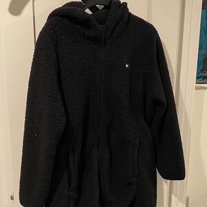 Tommy Hilfiger Black Hooded Puffer Jacket